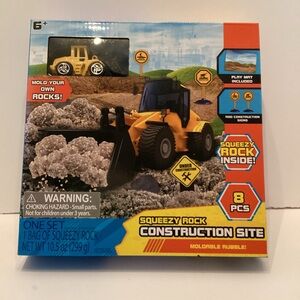 Squeeze Rock Construction Site Set - Yellow and Black